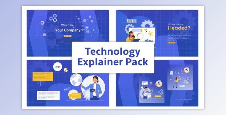 Download Technology Explainer Animation Scene Pack (Videohive 45855647) - AE Project