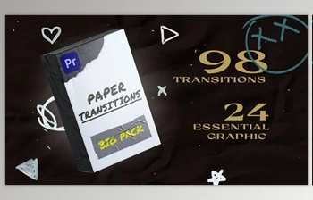 Download Paper Transitions | Big <span class='badge badge-warning'>Pack</span> (Videohive 43982024) - PR Project