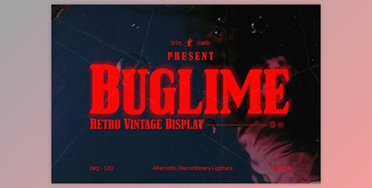 Download Buglime – Retro Vintage Serif Font
