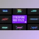 Download Cyberpunk Titles 02 for After Effects (Videohive 45038027) - AE Project