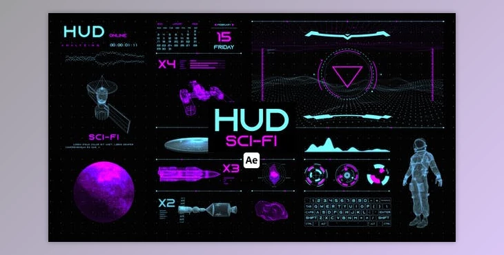 Download HUD Sci-Fi for After Effects (Videohive 44657441) - AE Project