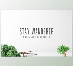 Download Stay Wanderer 3 Font Family Pack 1872626