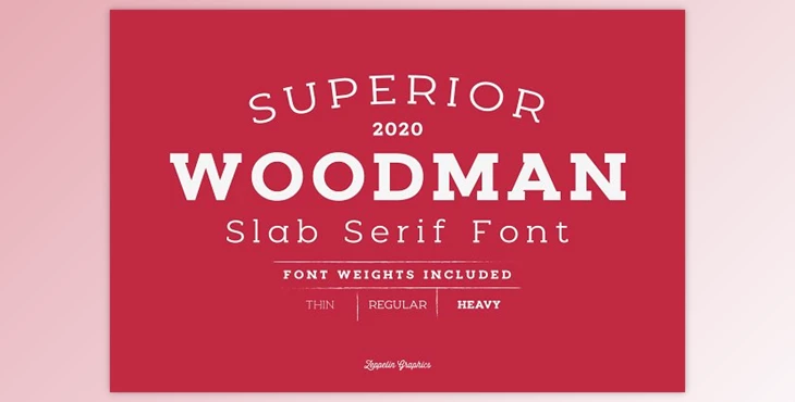 Download Woodman Slab Serif Font 4541069
