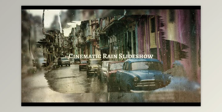 Download Cinematic Rain Slideshow (Videohive 23719490) - AE Project