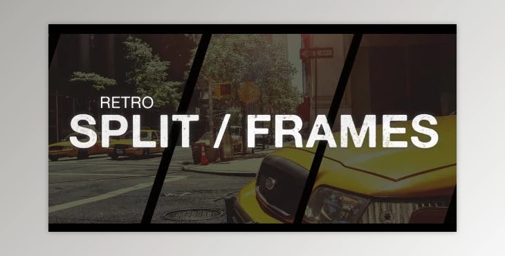 Download Retro Split Frames Slideshow (Videohive 10771996) - AE Project