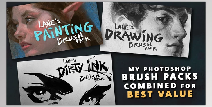Download Lanes Master Pack PS Brushes