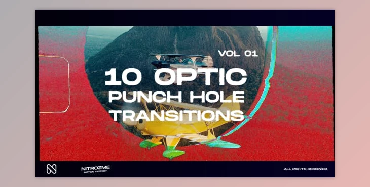 Download Punch Hole Optic Transitions Vol. 01 (Videohive 44940772) - AE Project