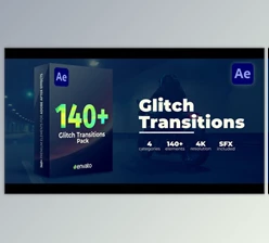 Download Glitch Transitions (Videohive 43601069) - AE Project