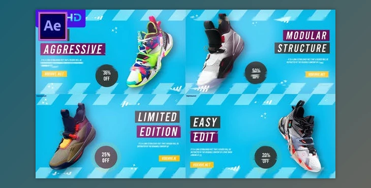 Download Sneakers Sale Promo (Videohive 43662813) - AE Project