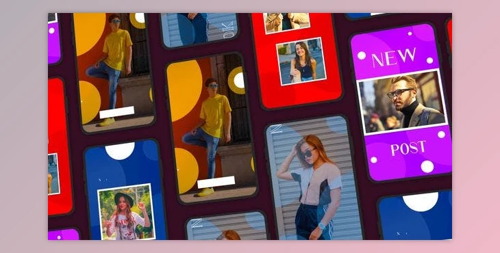 Download Instagram Story And Post Minimal Frames (Videohive 45064641) - AE Project