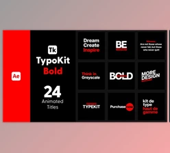 Download Typo Kit Bold Titles for After Effects (Videohive 44479887) - AE Project