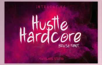 Download Hustle Hardcore – Brush <span class='badge badge-warning'>Font</span> 3774259