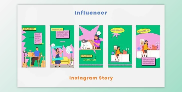 Download Influencer Instagram Story (Videohive 44334804) - AE Project