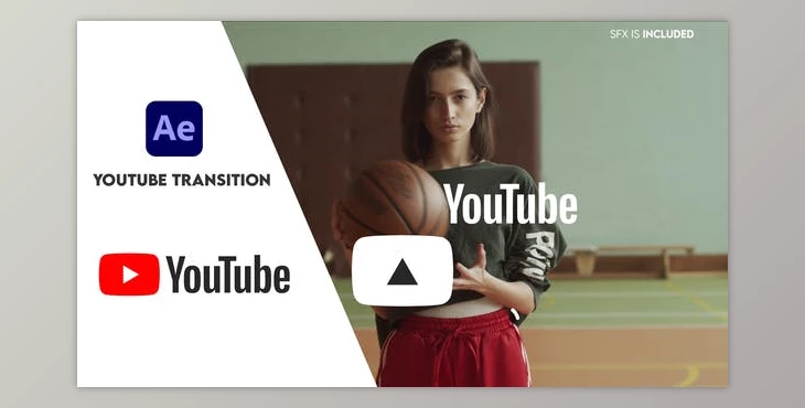 Download Youtube Transitions pack (Videohive 44596142) - AE Project