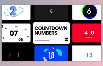 Download Countdown Numbers for After <span class='badge badge-warning'>Effects</span> (Videohive 45821904) - AE Project