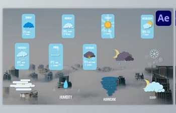 Download <span class='badge badge-warning'>Weather</span> Forecast Titles for After Effects (Videohive 46324440) - AE Project