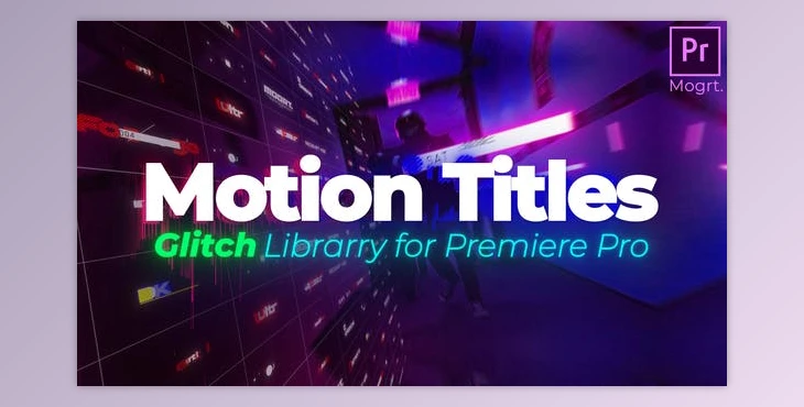 Download Motion Glitch Typography (Videohive 36761779) - PR Project