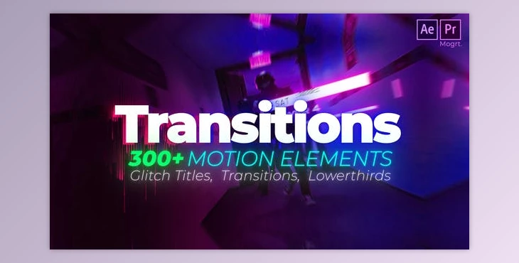Download Glitch Titles and Transitions (Videohive 19358854) - AE Project