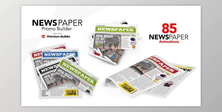 Download Newspaper Promo Builder (Videohive 46684542) - AE Project