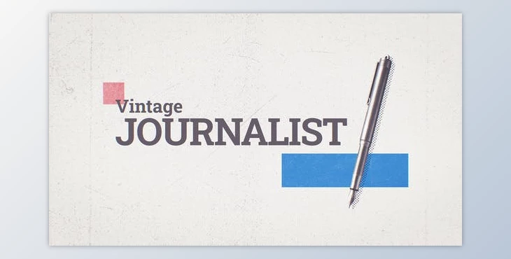 Download Vintage Journalist Broadcast Package (Videohive 43394021) - AE Project
