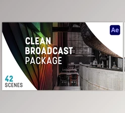 Download Clean Broadcast Package (Videohive 14397523) - AE Project