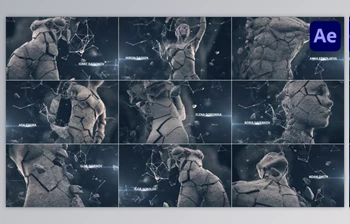 Download Destruction of <span class='badge badge-warning'>Time</span> Titles for After Effects (Videohive 43421354) - AE Project
