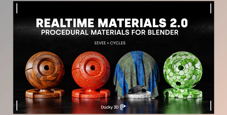 Download Blender Market - Realtime Materials v2.1.6