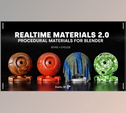 Download Blender Market - Realtime Materials v2.1.6