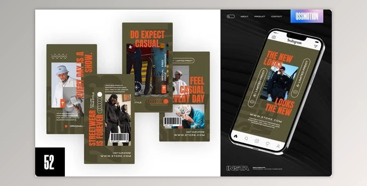 Download Urban Fashion Brands Instagram Stories (Videohive 44872618) - AE Project