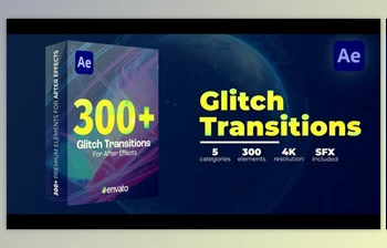 Download <span class='badge badge-warning'>300</span> Glitch Transitions (<span class='badge badge-warning'>Videohive</span> 46762527) - AE Project