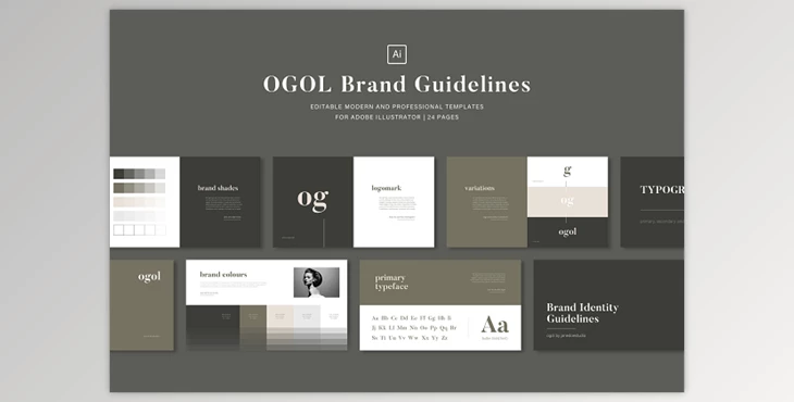 Download OGOL – Brand Guidelines Template – by SelwynGoodman