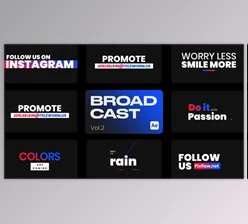 Download Broadcast Titles II for After Effects (Videohive 43588166) - AE Project