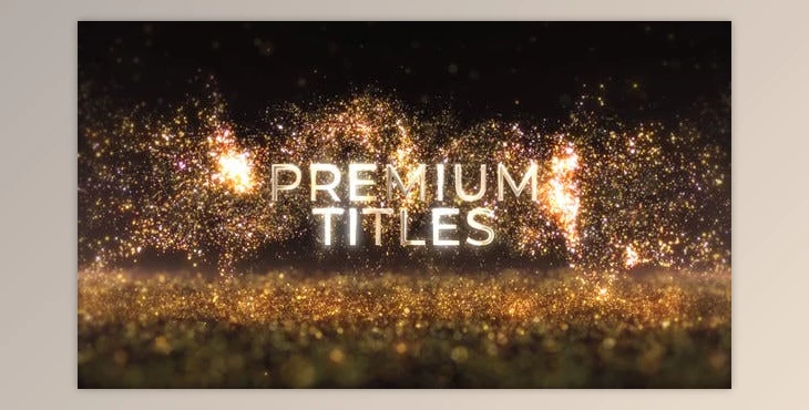Download Luxury Glowing Gold Titles (Videohive 46766811) - AE Project