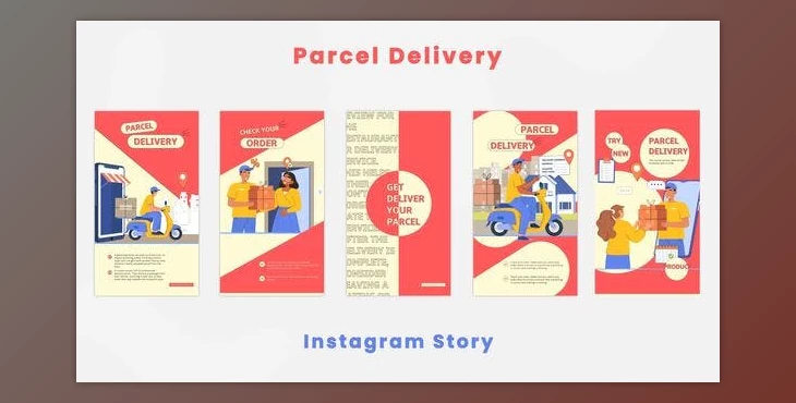 Download Parcel Delivery Instagram Story (Videohive 44334615) - AE Project