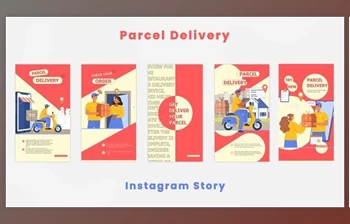 Download <span class='badge badge-warning'>Parcel</span> Delivery Instagram Story (Videohive 44334615) - AE Project