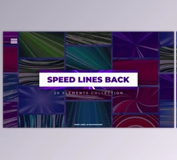 Download Speed Lines Backgrounds (Videohive 46889740) - AE Project