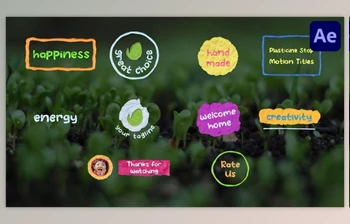 Download Plasticine Stop <span class='badge badge-warning'>Motion</span> Lower Thirds After Effects (Videohive 46868312) - AE Project