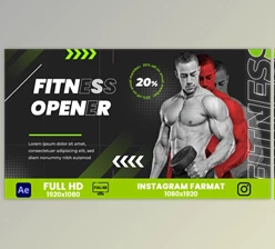 Download Fitness Opener (Videohive 46649087) - AE Project