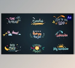 Download Colorful Lyric titles #2 [After Effects] (Videohive 46567111) - AE Project