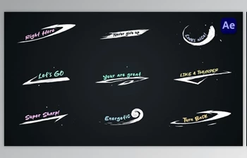 Download <span class='badge badge-warning'>Brush</span> Scribble titles [After Effects] (Videohive 46879942) - AE Project