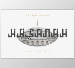Download Hasanah – Arabic Style Typeface Font