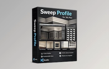 Download 3D-kstudio Sweep <span class='badge badge-warning'>Profile</span> PRO v1.01.45 for 3dsMax