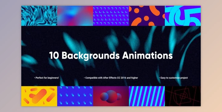Download 10 Special Backgrounds Animations After Effects (Videohive 46839581) - AE Project