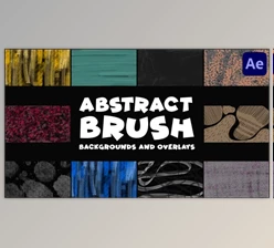 Download Abstract Brush Backgrounds And Overlays After Effects (Videohive 46868362) - AE Project