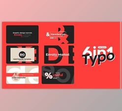 Download Typo Scene 6 in 1 (Videohive 46848457) - AE Project