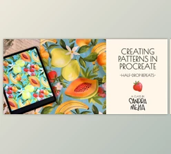 Download Creating Patterns in Procreate – Half-drop Repeats