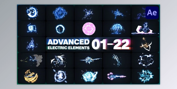 Download Advanced Electric Elements for After Effects (Videohive 46902924) - AE Project