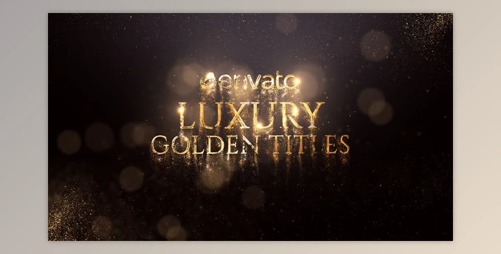 Download Luxury Golden Titles (Videohive 21834365) - AE Project