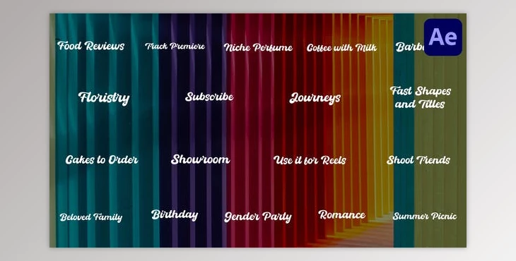 Download Fast Shapes Titles | After Effects (Videohive 46931283) - AE Project