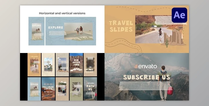 Download Cartoon Travel Slideshow for After Effects (Videohive 46923321)  - AE Project